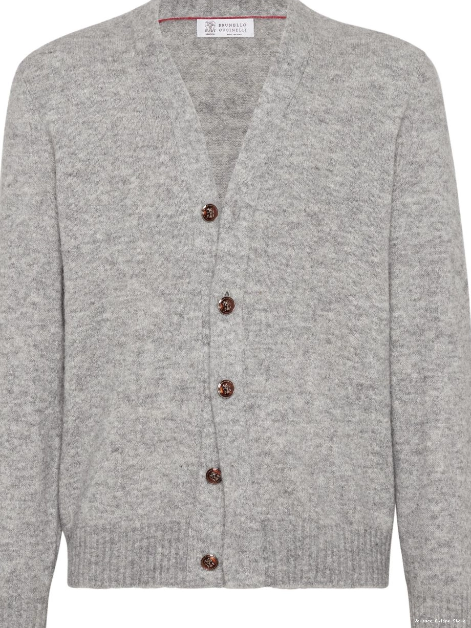 cardigan Versace melange V-neck Women 0714